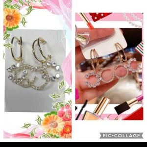 New beautiful faux stone  dangle fashion earring